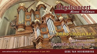 Minne Veldman  Partita Sei gegrüßet Jesu gütig BWV 768 JS Bach [upl. by Athalee814]