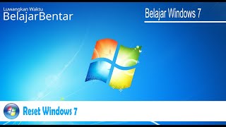 Cara Reset Windows 7 Tanpa Hilang File Data [upl. by Nelyaw325]