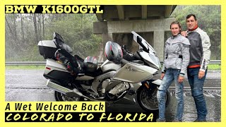 BMW K 1600 GTL Motorcycle Adventure Tour  Million Dollar Highway Colorado to Florida Finale [upl. by Hurlbut]