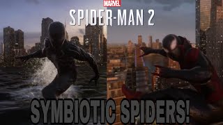 SYMBIOTE SPIDER DUO Spider Man 2 PS5 Free Roam Gameplay Halloween Special [upl. by Ancell703]