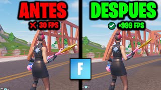 🔥 ¡Haz Esto para AUMENTAR TUS FPS en Fortnite al MÁXIMO 🚀 FÁCIL y RÁPIDO2024 [upl. by Amando]