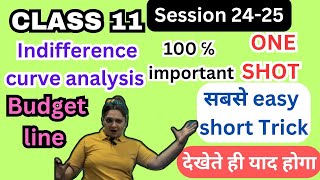 consumers equilibriumIndifference curve analysisclass 11 Microeconomicschapter 2ONE SHOTCBSE [upl. by Giffy737]