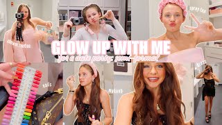 GLOW UP WITH ME FOR SEMI FORMAL  shower routine spray tan nails makeup amp more [upl. by Jonis]