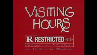 VISITING HOURS 1982 TV Spot C visitinghours visitinghourstrailer [upl. by Arabella]