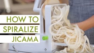 How to Spiralize Jicama [upl. by Fedak]