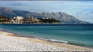 Beach Slovenska plaža Budva  Montenegro [upl. by Bivins]