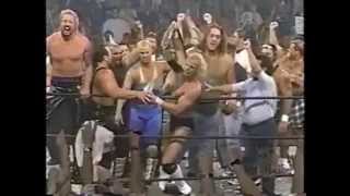 Lex Luger wins WCW championship Rocky style ending [upl. by Eittod871]