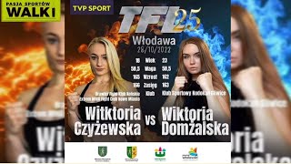 WYWIAD  Wiktoria Domżalska quotDomżaquot przed wyzwaniem na gali TFL z utytowaną Wiktorią Czyżewską [upl. by Sweyn235]