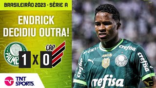 ENDRICK MARCA E PALMEIRAS VENCE ATHLETICO POR 1X0  Melhores Momentos  Brasileirão 2023 [upl. by Tia]