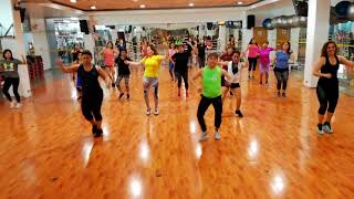 Axé Bahía  Dança Da Manivela  Coreografía Golds Gym higuereta  Bailefit [upl. by Arihsan]