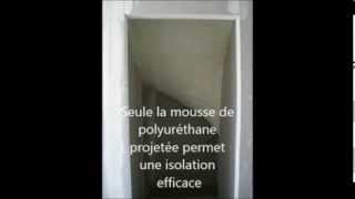 Solution n° 7 isolation de la sous face dun escalier tournant avec de la mousse de polyuréthane [upl. by Leander]