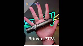 Brinyte PT28 Small Tactical Flashlight 1600lms amp 245m [upl. by Dekeles]