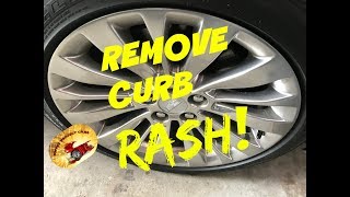 How To Remove Wheel CURB RASHFast [upl. by Joiner]