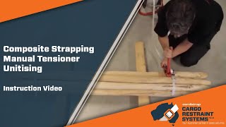 How to use Cord Strapping for Strapping Bundles  Cargo Restraint Systems Pty Ltd [upl. by Naivaf419]