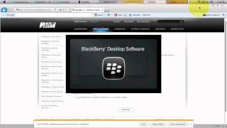 How to install the BlackBerry Desktop Software onto PC [upl. by Udall]