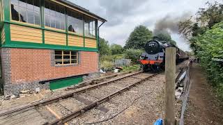 80078 returning to Wymondham abbey station after running around its train [upl. by Launce210]