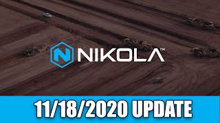 Nikola Semi Factory Construction Site Update  November 18 2020 [upl. by Modestia]