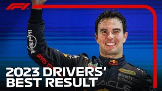 Every 2023 F1 Drivers Best Result [upl. by Denoting]