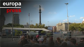 El Bus Nàutic de Barcelona tiene una gran acogida en sus primeras semanas de servicio [upl. by Idna]