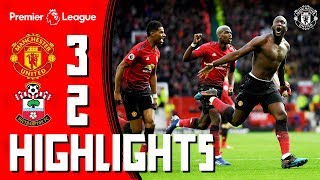 Highlights  Manchester United 32 Southampton  Romelu to the rescue [upl. by Leicester205]