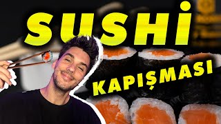 SUSHİ KAPIŞMASI SushiCo x Chinese amp Sushi Express x Dardanel SushiDa [upl. by Lewin]