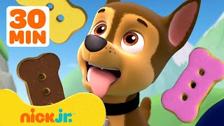 PAW Patrol Loves Yummy Pup Treats w Chase amp Rubble  30 Minute Compilation  Nick Jr [upl. by Deedahs]