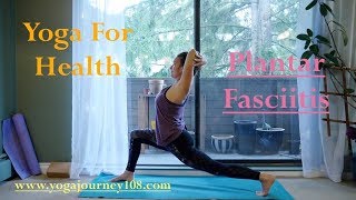 Yoga Sequence Targetting Plantar Fasciitis [upl. by Ahker]