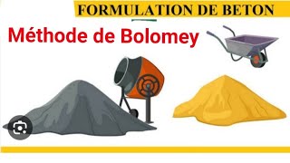 méthode de bolomey matériaux construction formulation du béton [upl. by Anilef]