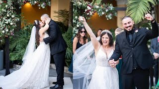 Our Wedding Day in Old San Juan Puerto Rico  Hotel El Convento amp Palacio Provincial [upl. by Tnairb]