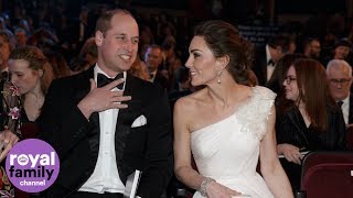 The Duke and Duchess of Cambridge arrive at BAFTAs [upl. by Neladgam452]