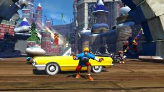 Sonic amp Sega AllStars Racing ALL Character AllStar Powers  Abilities  Moves [upl. by Maximilien598]