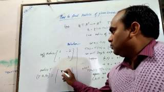 How to find matrix of linear transformation [upl. by Nuawtna]