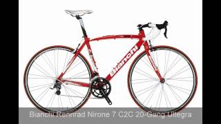 Bianchi Rennrad Nirone 7 C2C 20Gang Ultegra [upl. by Sukhum991]