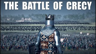 THE BATTLE OF CRECY 1346 l ENGLAND vs FRANCE 20000 UNIT Medieval Kingdoms Mod l 4K l [upl. by Raynold]