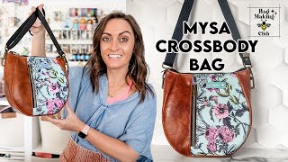 One Of The COOLEST Bags Ive Ever Made Lets Make The Mysa Crossbody From Bagstock Designs [upl. by Bennett]