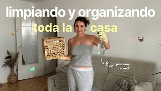 Limpia y re organiza conmigo TODA LA CASA en menos de 5 horas 🧼 🧺 [upl. by Jutta]