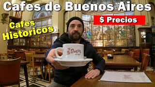 CAFETERIAS HISTORICAS de BUENOS AIRES ☕️ tour cafetero [upl. by Loomis]