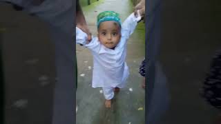 হাটি হাটি পা পা 😍 Hati hati pa pa song amp baby fits step mashallah [upl. by Rodenhouse]