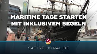 Maritime Tage starten mit inklusivem Segeln in Bremerhaven [upl. by Maguire43]