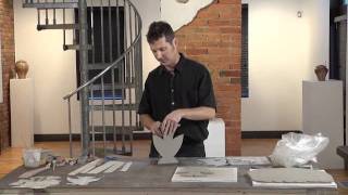 Pottery Video How to Make and Design a Stiff Slab Vase [upl. by Balbinder]