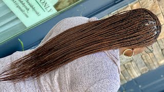 Watch Me Work  Color 30 Small Long Box Braids [upl. by Mathi]