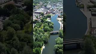 Fly by of the Norfolk Broads Wroxham [upl. by Jarrad]