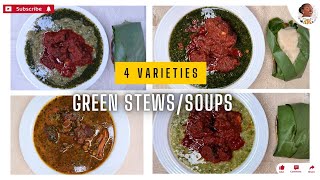 TZ Greens Very Green amp Slimy Jute Mallow Ayoyo  Lalo StewSoup  Fresh Green Okra StewSoup [upl. by Sharon]