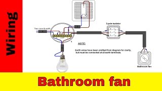 How to wire bathroom fan UK [upl. by Aid]