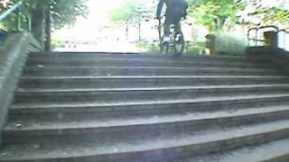 Chris WSmith street riding on 22quot Wheel BMX  Faction Bike Co [upl. by Standish426]