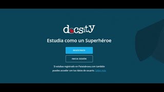 Docsity Red social para aprendizaje en línea [upl. by Nims539]