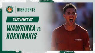 Kokkinakis vs Wawrinka Round 2 Highlights  RolandGarros 2023 [upl. by Etnomal]