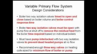 Condensing Boiler Variable Primary System Design [upl. by Couq939]