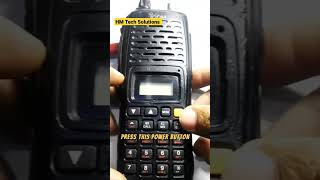 How to Factory Reset ICOM ICV82 Handheld Walkie Talkie Radio [upl. by Nylaret]