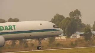 Blue Dart takeoff from Bangalore International Airport [upl. by Razatlab598]